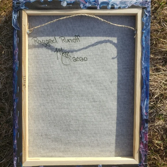 Handcrafted Acrylic Pour 11×14 - Picture 6 of 6